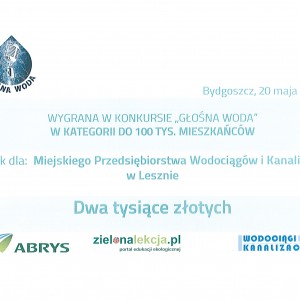 Wodociągi Leszczyńskie - Głośny sukces!